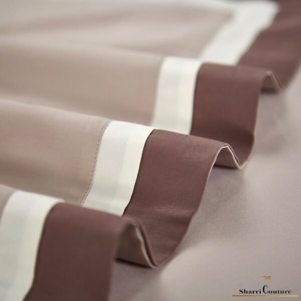 S. C. - 1025 - Beige Brown frame - Combination of Cotton and Silk - Image 2