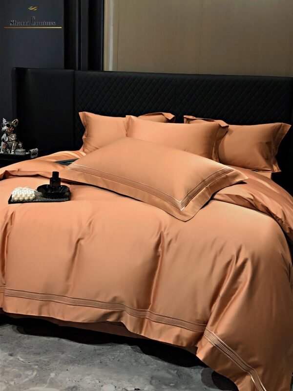 S. C. - 1044 - Multiline Embroidery Frame - Cappuccino  Color - 100s Long Staple Cotton - Image 2