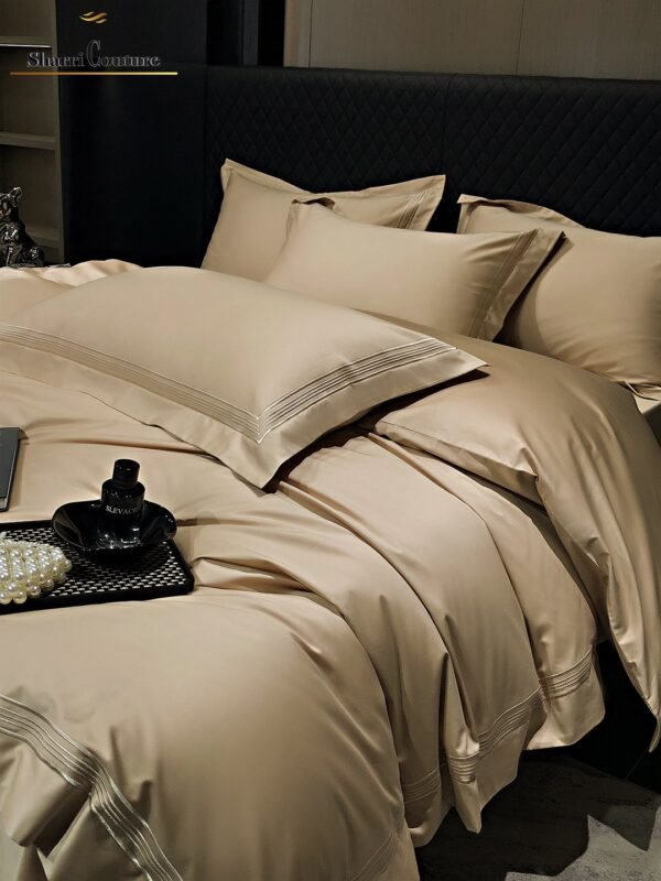 S. C. - 1044 - Multiline Embroidery Frame - Light Gold Color - 100s Long Staple Cotton - Image 3