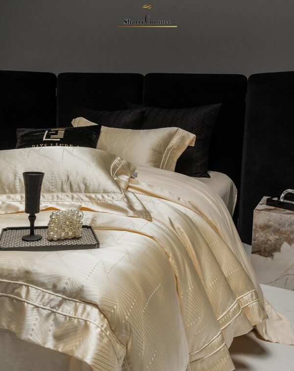 S. C. - 1018 - Golden Champagne Color - Combination of Cotton and Silk - Image 6