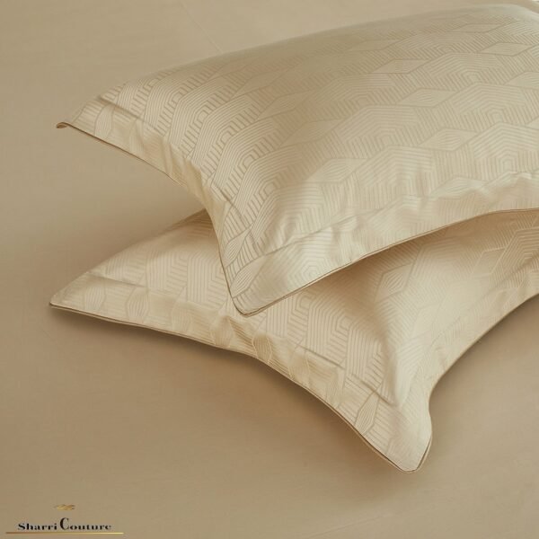 S.C. - 1010 Gold Color - 100% Jacquard Cotton - Image 6