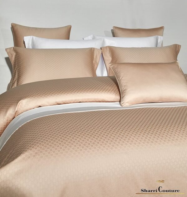 S. C. 1013 Gold Color - 100% Jacquard Cotton - Image 5