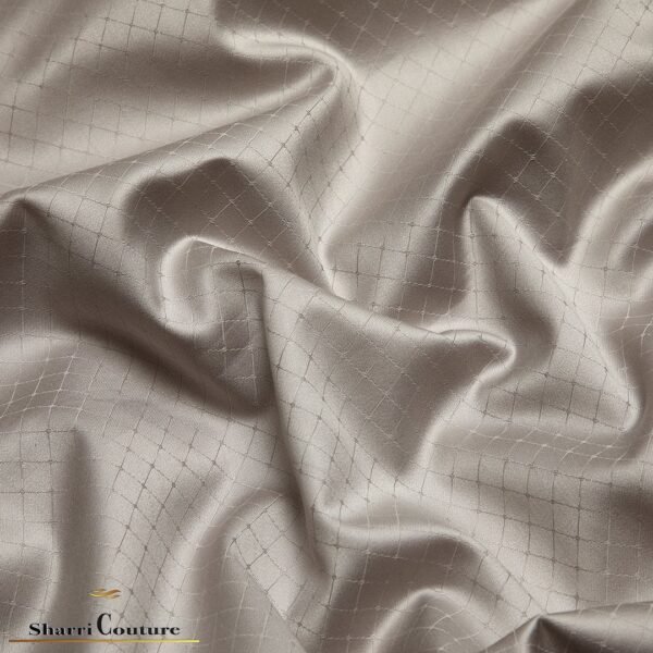 S. C. 1014 - Silver Color - 100% Jacquard Cotton - Image 6