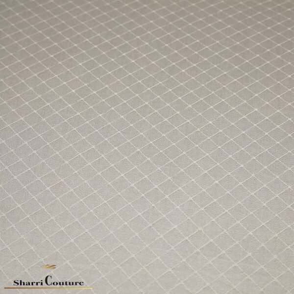 S. C. 1014 - Silver Color - 100% Jacquard Cotton - Image 2