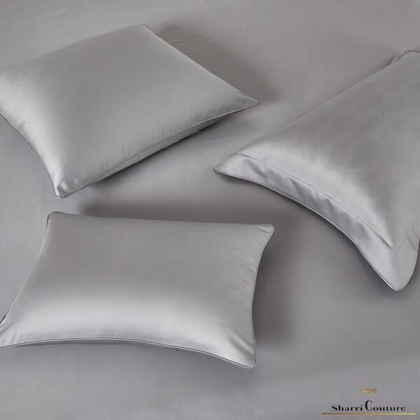 S. C. 1016 - Silver Color - 100% Jacquard Cotton - Image 3