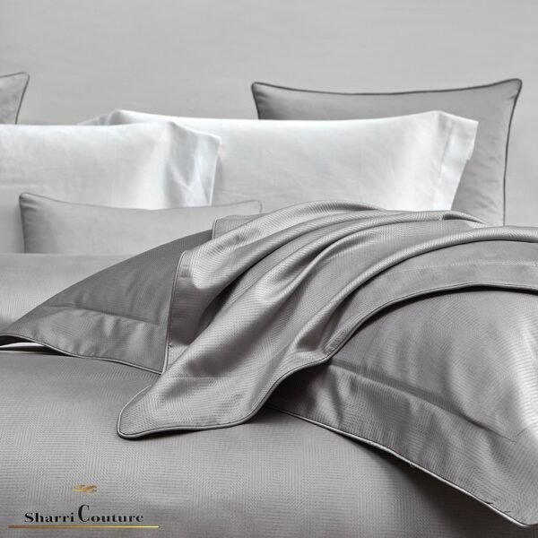 S. C. 1016 - Silver Color - 100% Jacquard Cotton - Image 7