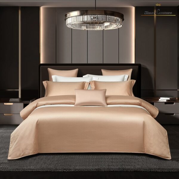 S. C. 1013 Gold Color - 100% Jacquard Cotton