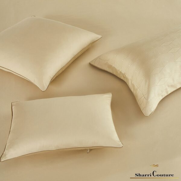 S.C. - 1010 Gold Color - 100% Jacquard Cotton - Image 7