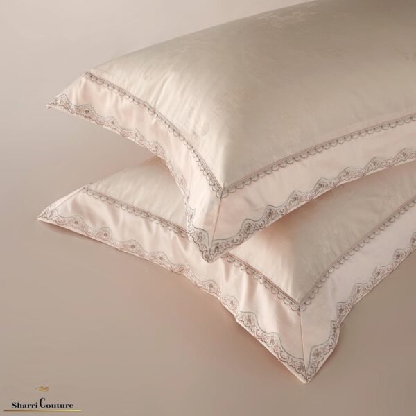 S. C. 1011 - Peach Color - 100% Jacquard Cotton - Image 2