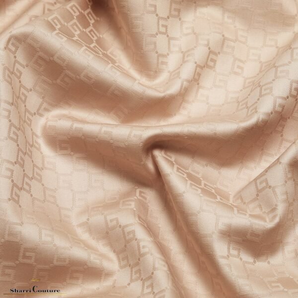 S. C. 1013 Gold Color - 100% Jacquard Cotton - Image 8
