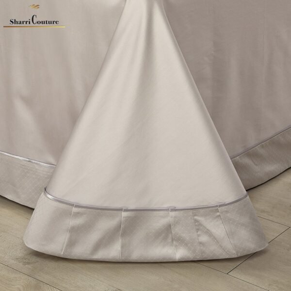 S. C. 1014 - Silver Color - 100% Jacquard Cotton - Image 8