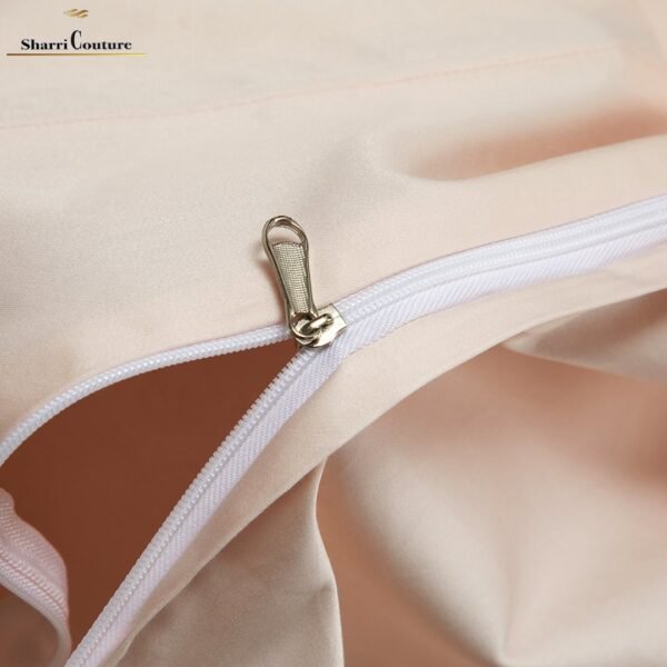 S. C. 1011 - Peach Color - 100% Jacquard Cotton - Image 5