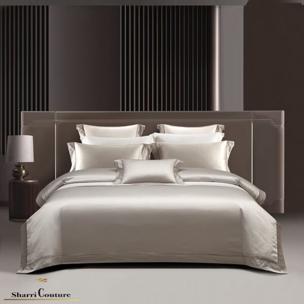 S. C. 1014 - Silver Color - 100% Jacquard Cotton