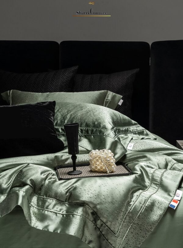 S. C. - 1018 - Dark Grey Color - Combination of Cotton and Silk - Image 5