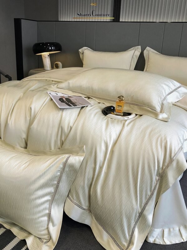 S. C. - 1015 - Golden Champagne Color - Combination of Cotton and Silk - Image 9