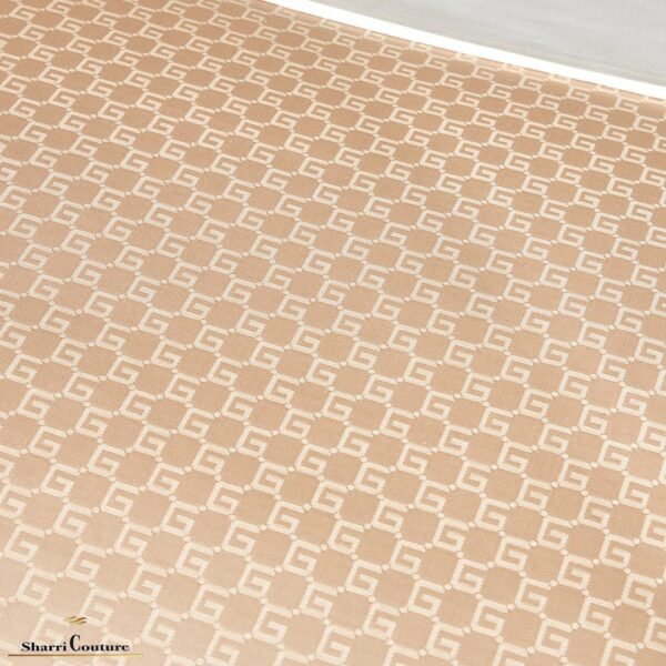 S. C. 1013 Gold Color - 100% Jacquard Cotton - Image 9