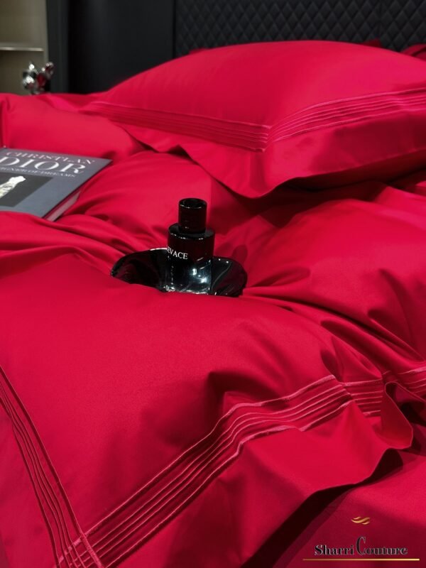 S. C. - 1044 - Multiline Embroidery Frame - Red Color -  100s Long Staple Cotton - Image 6