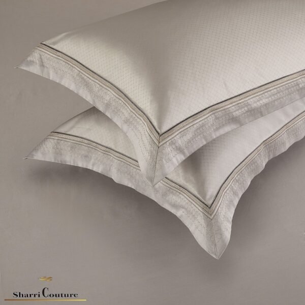 S. C. 1014 - Silver Color - 100% Jacquard Cotton - Image 4