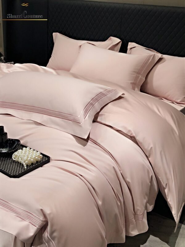 S. C. - 1044 - Multiline Embroidery Frame - Light Pink Color - 100s Long Staple Cotton - Image 4