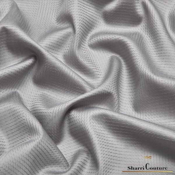 S. C. 1016 - Silver Color - 100% Jacquard Cotton - Image 6