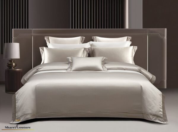 S. C. 1014 - Silver Color - 100% Jacquard Cotton - Image 7