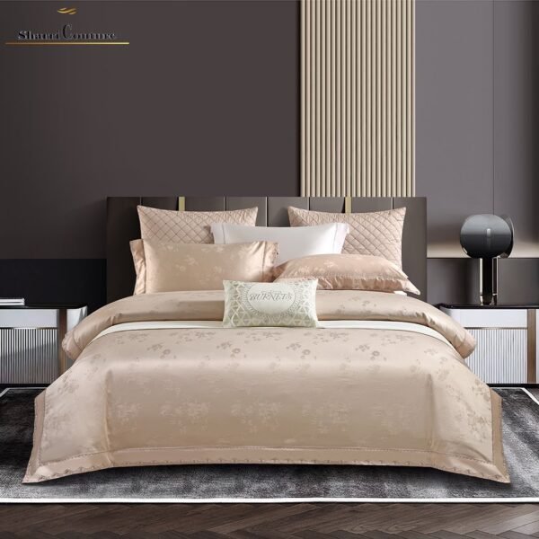 S. C. 1011 - Peach Color - 100% Jacquard Cotton - Image 10