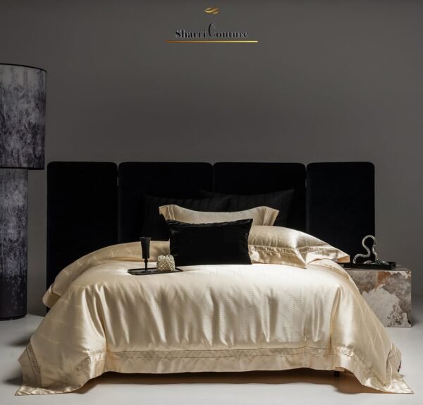 S. C. - 1018 - Golden Champagne Color - Combination of Cotton and Silk