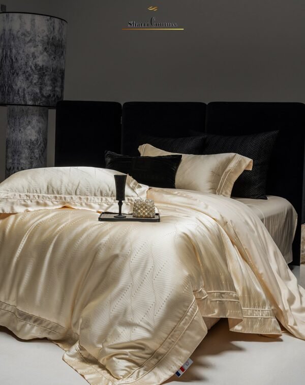 S. C. - 1018 - Golden Champagne Color - Combination of Cotton and Silk - Image 8