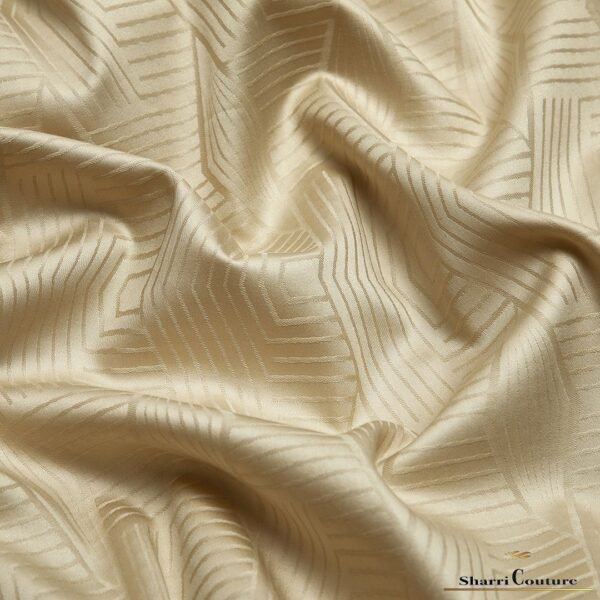 S.C. - 1010 Gold Color - 100% Jacquard Cotton - Image 4