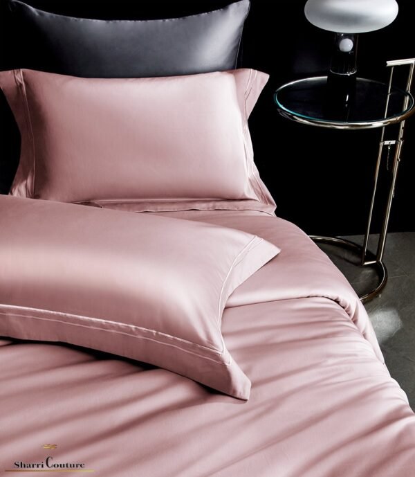 S. C. - 1042 - Light Old Pink Color With 2 Embroidery Frames Lines - 100s Long Staple Cotton - Image 9