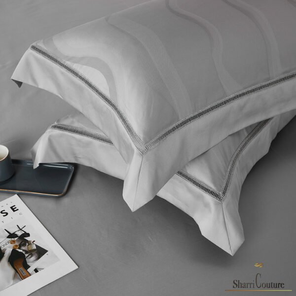 S. C. 1006 - Grey Color - Combination of Cotton and Silk - Image 7